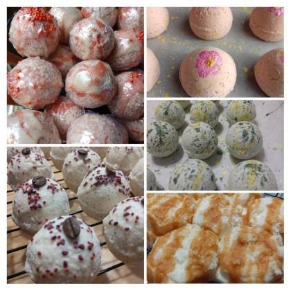Mystery 6 Pack Of All Natural Bath Bombs Plus..