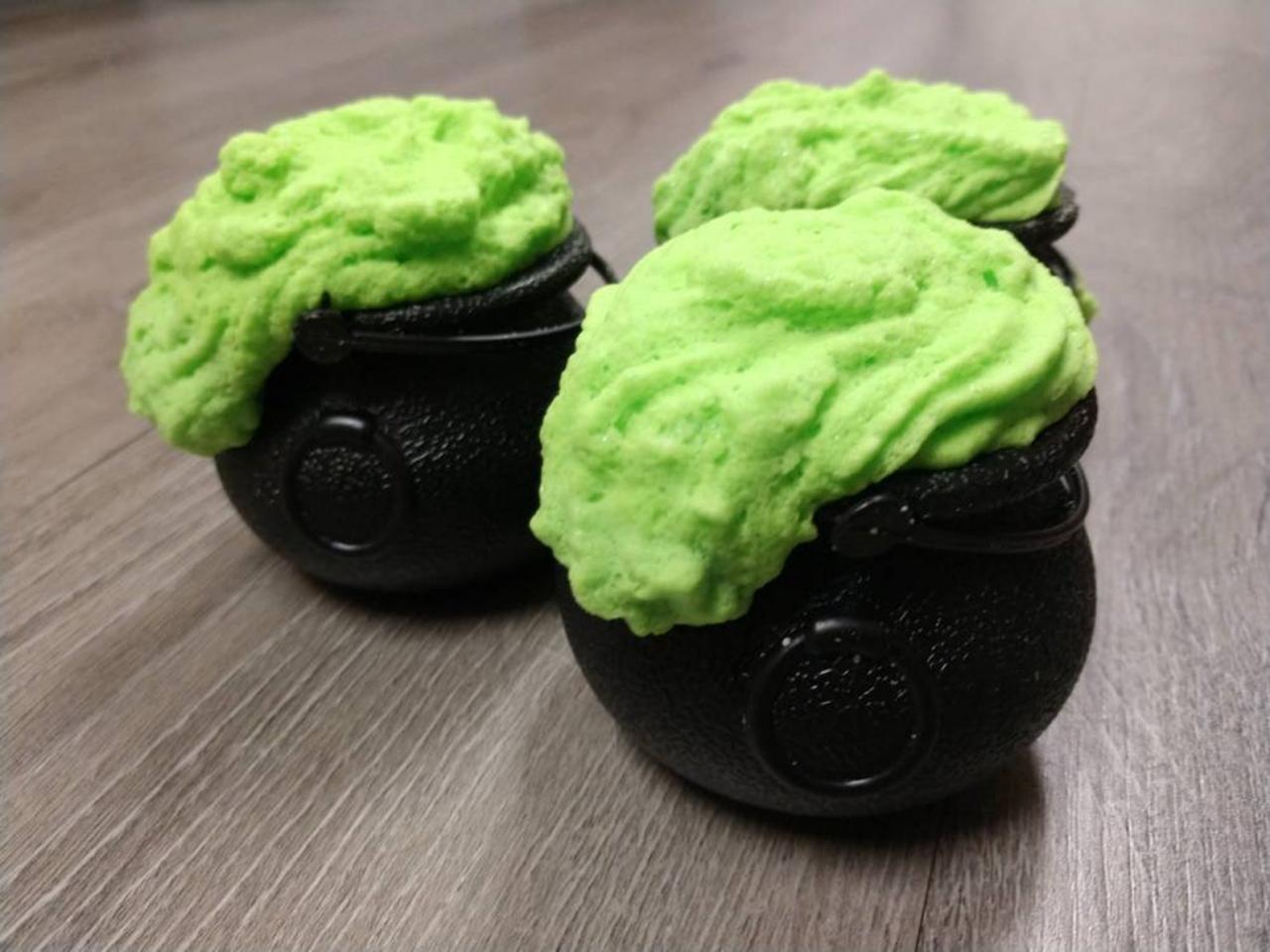Lime Witches Brew Bath Bomb Cauldron With Surprise Inside