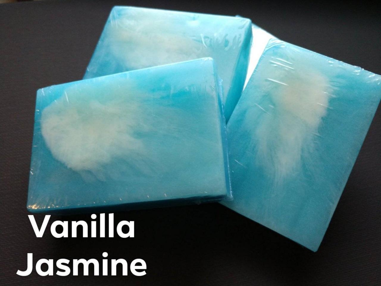 Vanilla Jasmine All Natural Handmade 4oz Soap Bars.