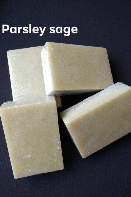 The Greenery All-natural Parsley Spinach Sage Infused Vegan Soap