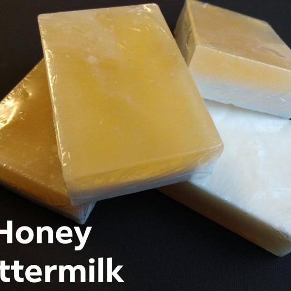 Honey buttermilk All natural handmade 4oz soap bars.